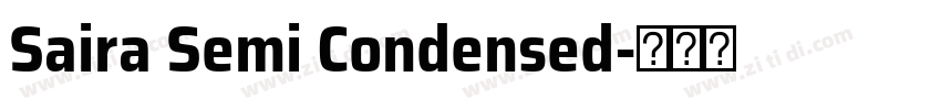 Saira Semi Condensed字体转换
